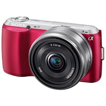Фотоаппарат беззеркальный Sony NEX-C3K Kit 18-55mm Pink (16.2Mp, 3.0" LCD, AVCHD, Video 720p, ISO12800)