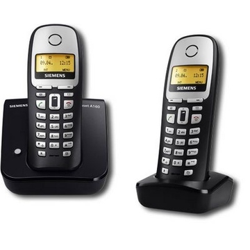 DECT-телефон Siemens A160 Black (Duo, две трубки)