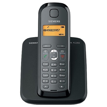 DECT-телефон Siemens AS280 Black (спикерфон)