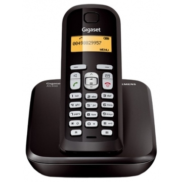 DECT-телефон Siemens AS300 Glossy Black