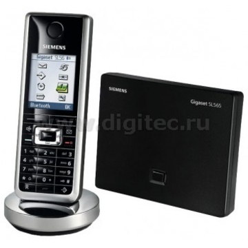 DECT-телефон Siemens SL565 Shiny black
