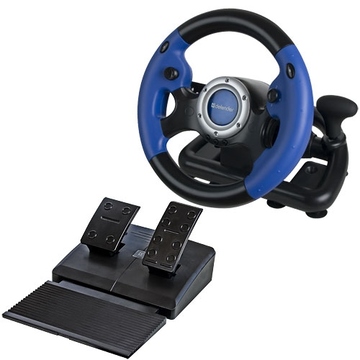 Руль игровой Defender Challenge Turbo GT (USB, 10 кнопок, рычаг коробки передач)