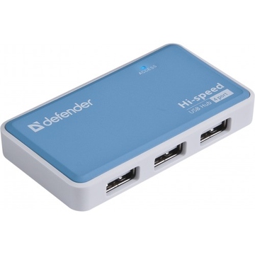 USB-хаб Defender Quadro Power (4 USB порта, 83503)