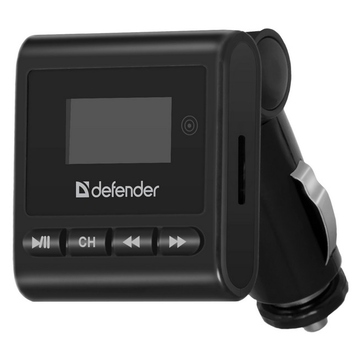FM-Трансмиттер Defender 83554 RT-Basic (3,5-мм мини-джек, USB, карты SD/MMC, пульт)