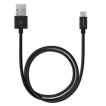 Кабель Deppa 72103 USB2.0-microUSB Black (1,2м)