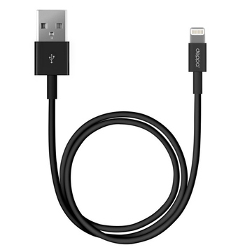 Кабель Deppa 72115 USB2.0-Lightning Black (1,2м)