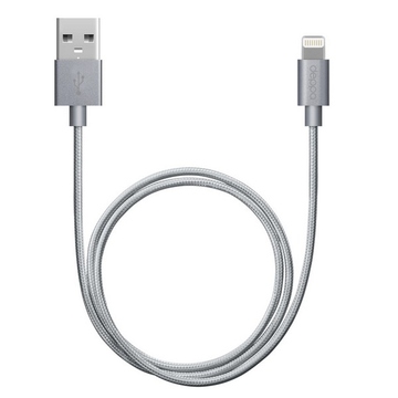 Кабель Deppa 72188 USB2.0-Lightning MFI Gray (1,2м)