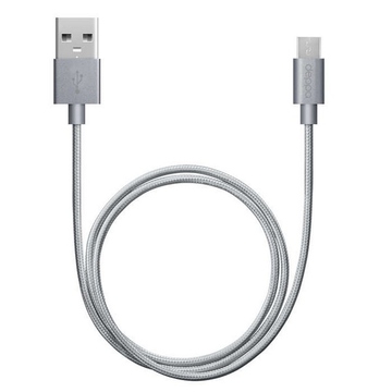 Кабель Deppa 72192 USB2.0-microUSB Gray (1,2м)