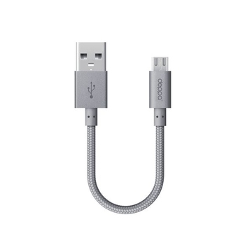 Кабель Deppa 72259 USB2.0-microUSB Grey (0,15м)