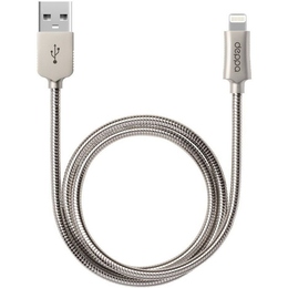 Кабель Deppa 72272 USB2.0-Lightning Alum MFI Gray (1,2м)