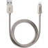 Кабель Deppa 72272 USB2.0-Lightning Alum MFI Gray 
