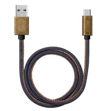Кабель Deppa 72270 USB2.0-USB-C Jeans Blue (1,2м)