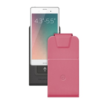 Чехол Deppa Flip Slide 81052 Pink (для смартфонов 4,3" - 5,5")