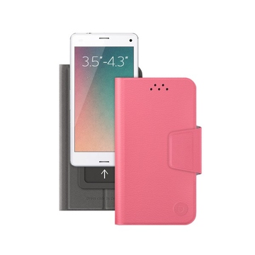 Чехол Deppa Wallet Slide 84044 Pink (для смартфонов 3,5" - 4,3")