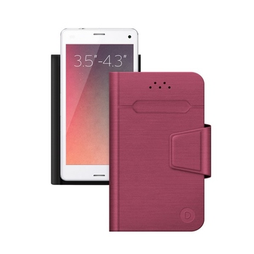 Чехол Deppa Wallet Fold 87003 Red (для смартфонов 3,5" - 4,3")