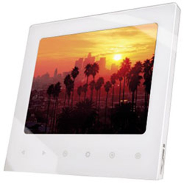 Цифровая фоторамка Hama White (256MB, 8" , 20.3 см, 800х600, SD/SDHC/MMC, miniUSB2.0, аудио/радио)