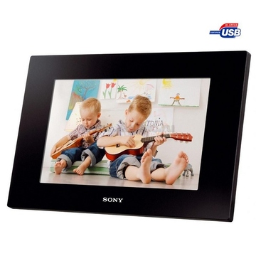 Цифровая фоторамка Sony DPF-D1020B 2Gb Black (LED 10"", 800x480, 2GB, MS, SD, USB-A, USB-B)