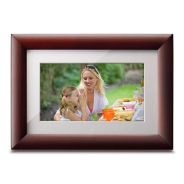 Цифровая фоторамка ViewSonic VFM1036W-11E Cherry Wood (TFT 10"", 1024x600, 500:1)
