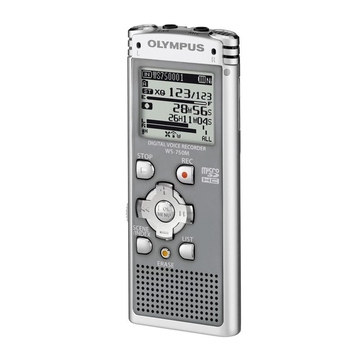 Диктофон Olympus WS-750M Grey (4Gb, microSD/SDHC, 1.36", USB, WMA/MP3)