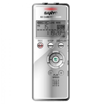 Sanyo ICR-FP550 (1Gb, MP3/WMA, VAS, USB, до 280ч., 2AAA)