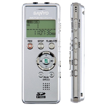 Sanyo ICR-FP600D (SD до 8Gb, MP3, VAS, 1AAA)