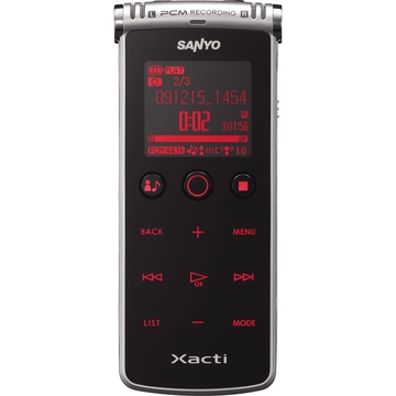Sanyo ICR-XPS01MF + крэдл (2Gb microSD, до 8Gb, 46г, slim)