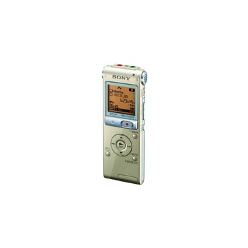 Диктофон Sony ICD-UX512N Gold (2Gb, MP3/WMA/WAV, USB, слот MicroSD/M2, 2хAAA, стерео микрофон)