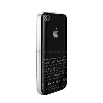 iPhone4 Чехол полиуретан белый (в комлекте пленка для защиты экрана)