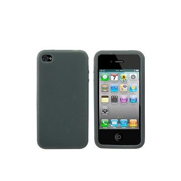 iPhone4 Чехол силиконовый черный (DLA176B)