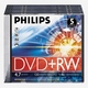 Диск DVD-RW Philips Slim Case 5шт (4.7GB, 4x)