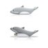 Оригинальная подарочная флешка Bone Dolphin 2GB Grey