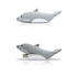 Оригинальная подарочная флешка Bone Dolphin 4GB Grey