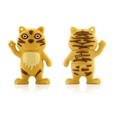 Оригинальная подарочная флешка Bone Tiger 8GB Yellow