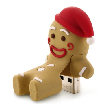 Оригинальная подарочная флешка Bone Gingerman 4GB Beige