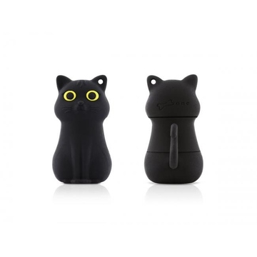 Оригинальная подарочная флешка Bone Cat driver 8GB Black (кошка, блистер)