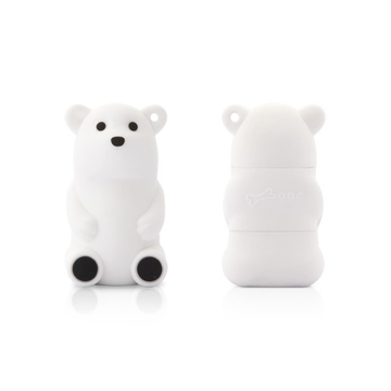Оригинальная подарочная флешка Bone Bear 4GB White