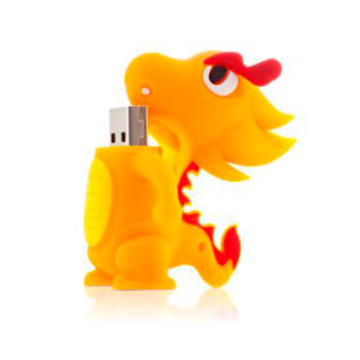 Оригинальная подарочная флешка Bone Dragon 8GB Yellow