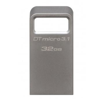 Флешка USB 3.0 Kingston Data Traveler Micro 3.1 32Гб Silver