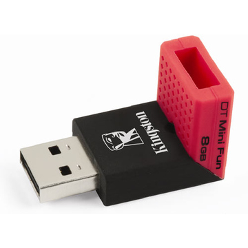  Kingston Data Traveler Mini Fun G2 8Gb Red