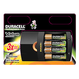 Зарядное устройство Duracell CEF14 Special Offer (сетевое, для 4х AA/AAA, в комплекте 2AAx1700mAh и 2AAAx750mAh)