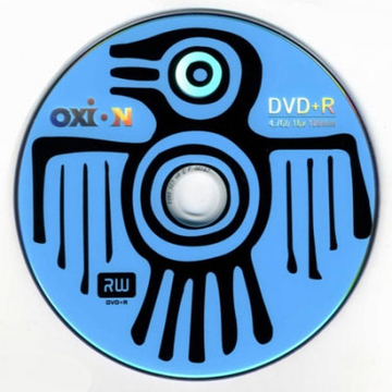 DVD+R (болванка) Oxion Bulk 100шт (4.7GB, 16x, с рисунком "Этноптах")