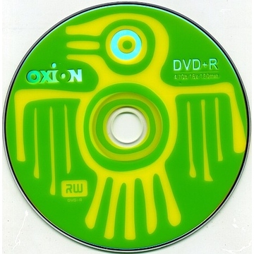DVD+R (болванка) Oxion Cake Box 25шт (4.7GB, 16x, с рисунком "Этноптах")