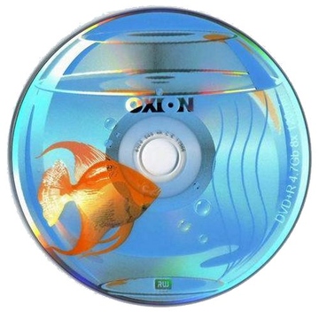 DVD+R (болванка) Oxion Slim Case 1шт (4.7GB, 16x, с рисунком "Рыбка")