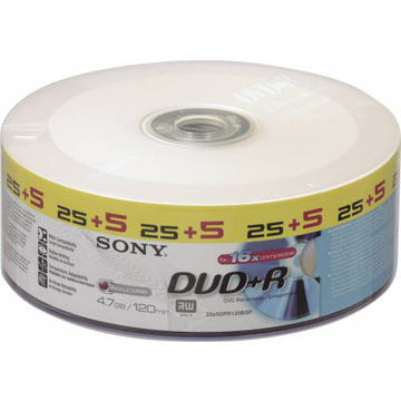 DVD+R (болванка) Sony Cake Box 30шт (4.7GB, 16x)