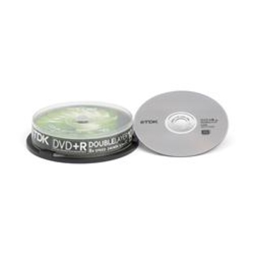 DVD+R (болванка) TDK Cake Box 10шт (8.5GB, 8x, двухслойный)