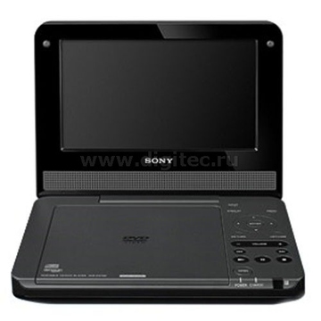 Sony DVP-FX730 Black (7"" MP3, DivX, ПДУ, автоадаптер, автономная работа до 5 ч)