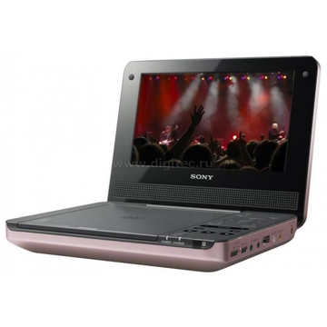 Sony DVP-FX730 Pink (7"" MP3, DivX, ПДУ, автоадаптер, автономная работа до 5 ч)