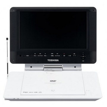 Toshiba SDP93TWR (9"" экран 640x220, MP3, DivX, DolbyDigital, DTS, слот для SD, встроенный тюнер, автономная работа до 5 ч)