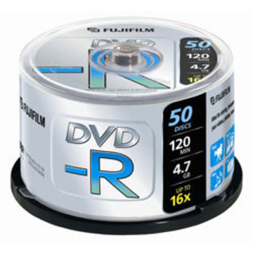 Диск DVD-R Fujifilm Cake Box 25шт (4.7GB, 16x, Printable)