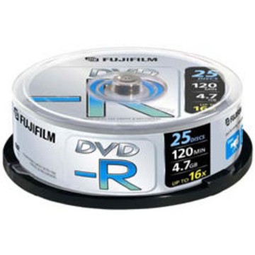 Диск DVD-R Fujifilm Cake Box 25шт (4.7GB, 16x)